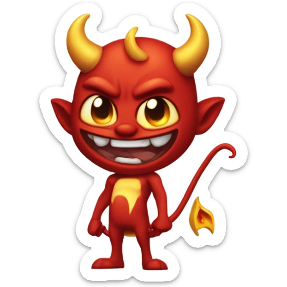 Devil sticker