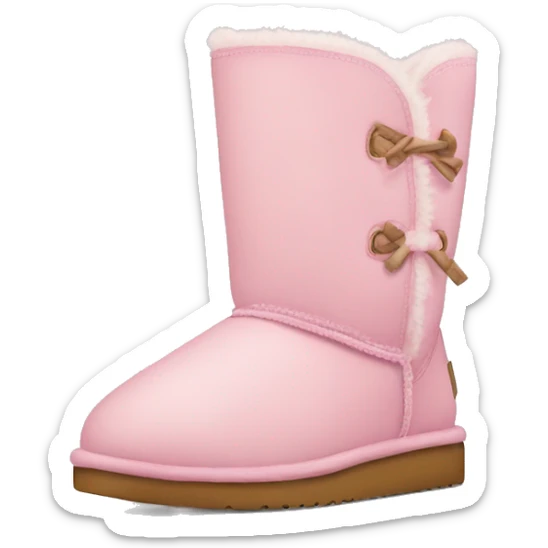 light pink uggs sticker