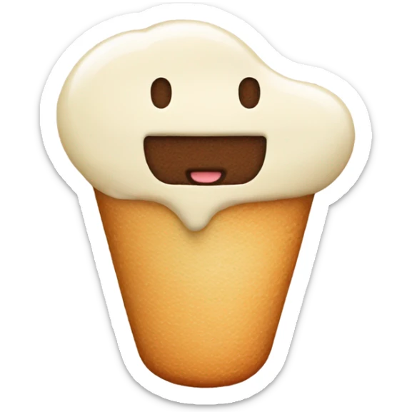 ice cream in toast sticker