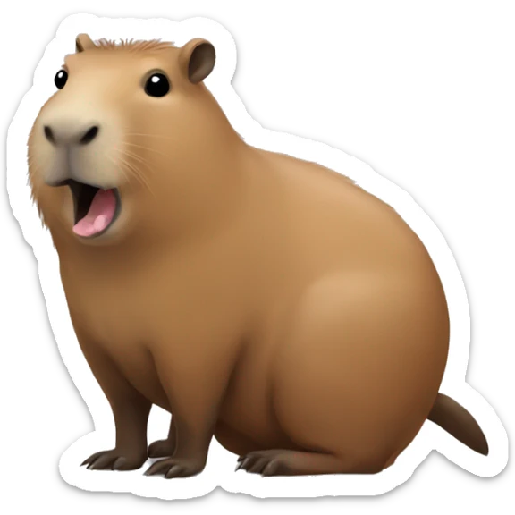 Capybara sticker