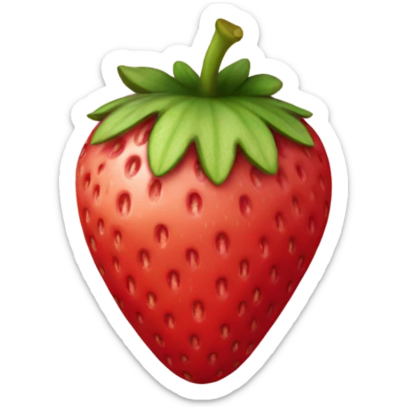 strawberry sticker