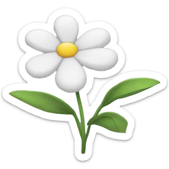 Flower sticker