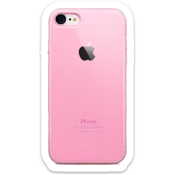 Pink iPhone  sticker