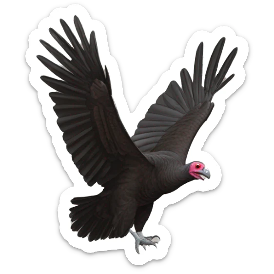 Turkey vulture sticker