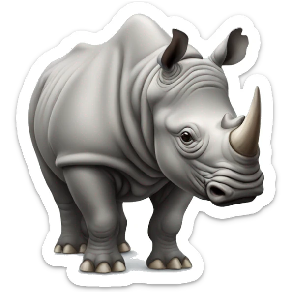 rhino sticker