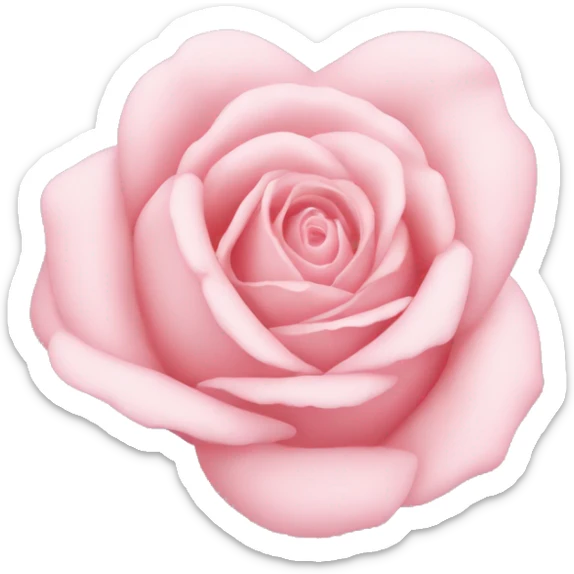 Cœur pastel rose sticker