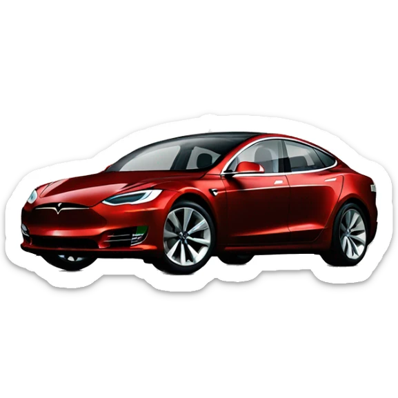 tesla sticker