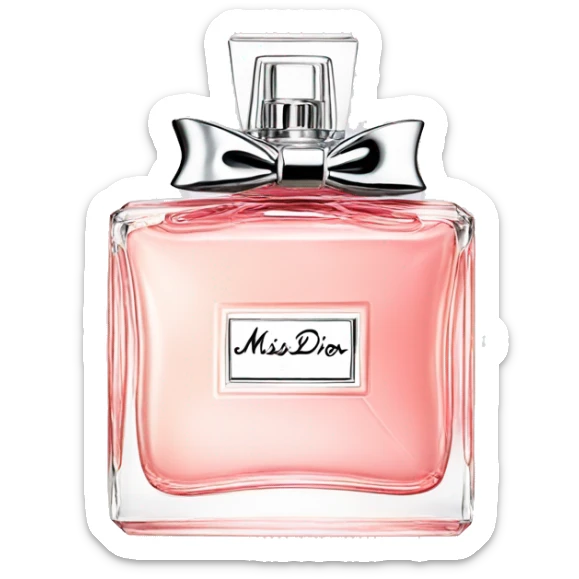 miss dior perfume sticker
