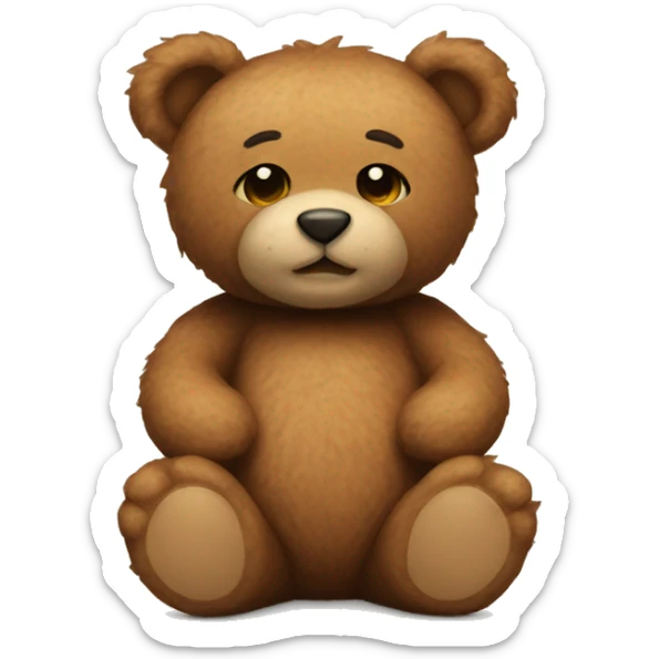Teddy bear sticker