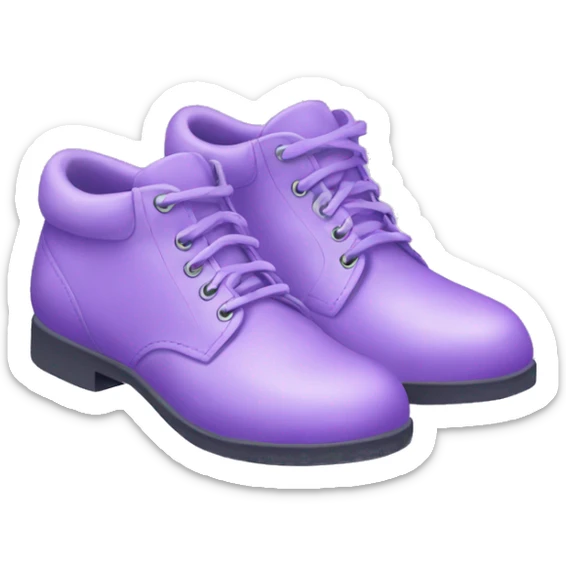 Lilac shoes sticker