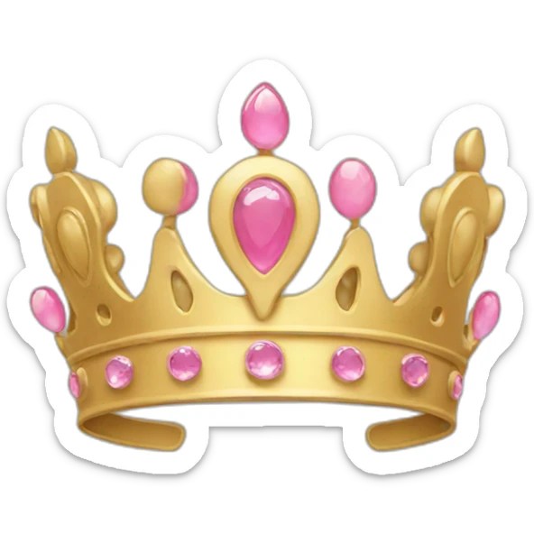 princess crown sticker