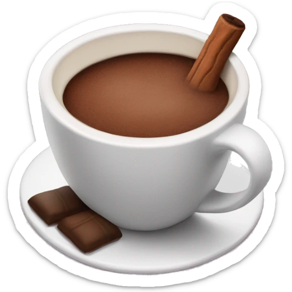 hot cocoa sticker