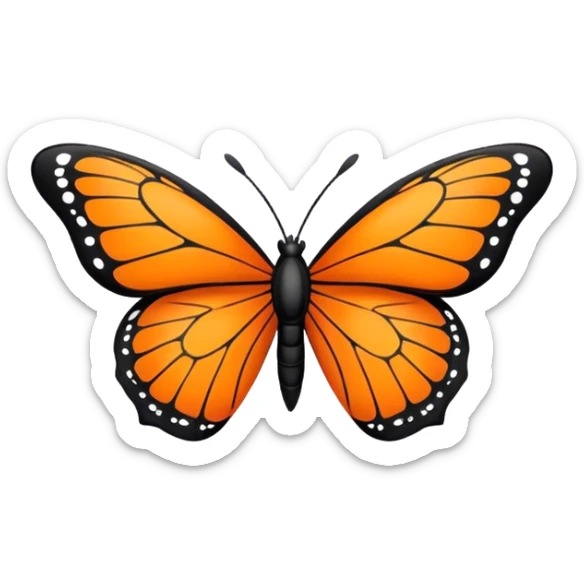 Mariposa sticker