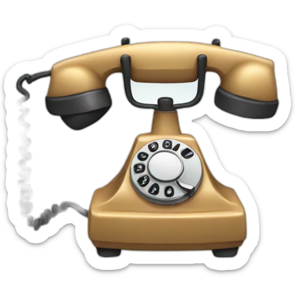 telephone sticker