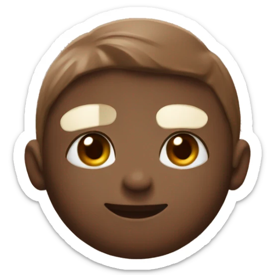 Beige chocolate  sticker