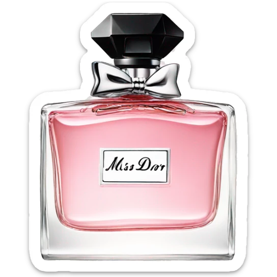 Miss dior perfume sticker