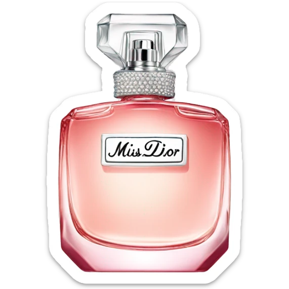 Miss dior perfume sticker
