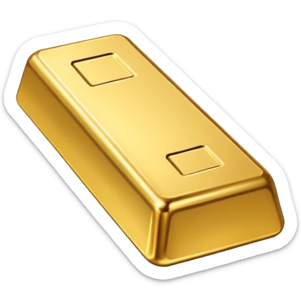 Gold one sticker