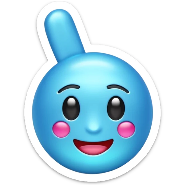 Crea un emoji de la verificación de tik tok con el bien  sticker