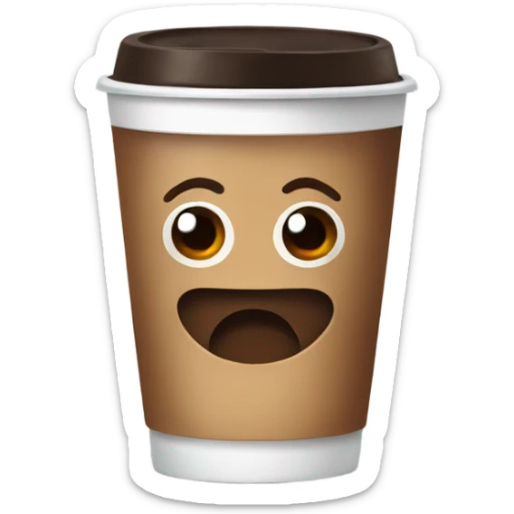 Coffee sticker