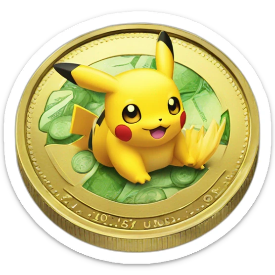 pokemon money puregold coin pokecoin pokedollar dollar sticker