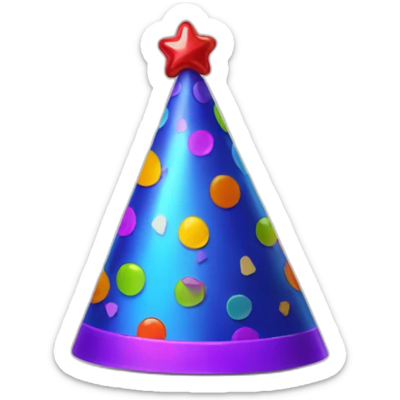 party hat sticker