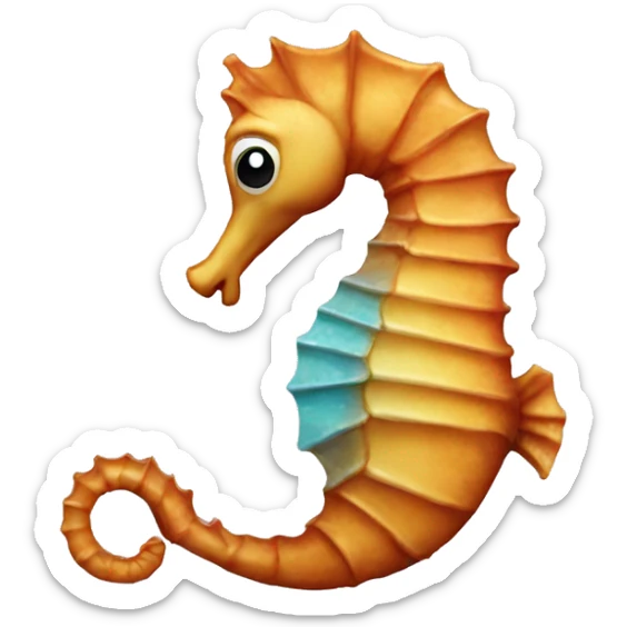 Seahorse sticker