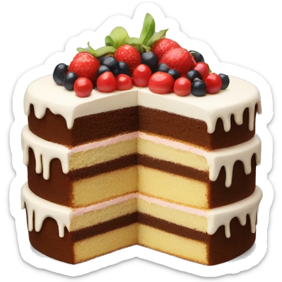 Huge cake sticker