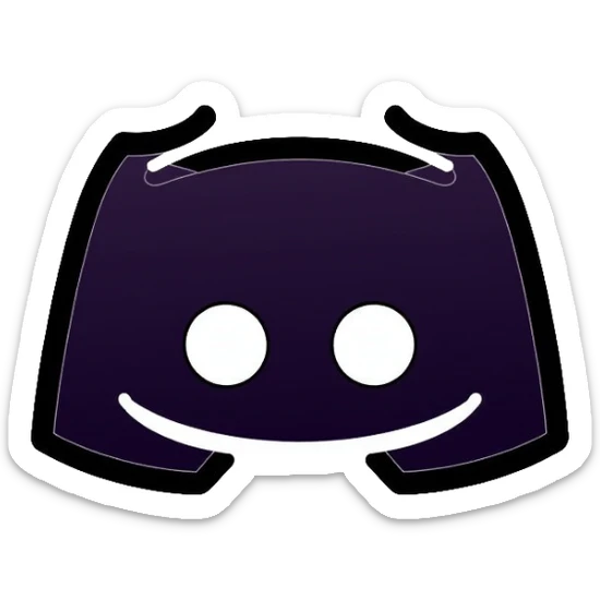 discord logo sticker