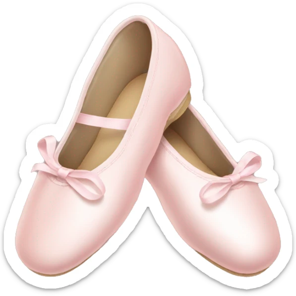Pale pink ballet shoes sticker