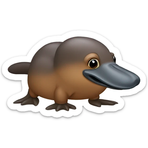 Platypus sticker