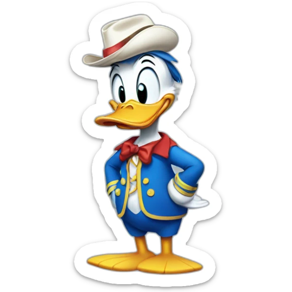 Donald Duck sticker