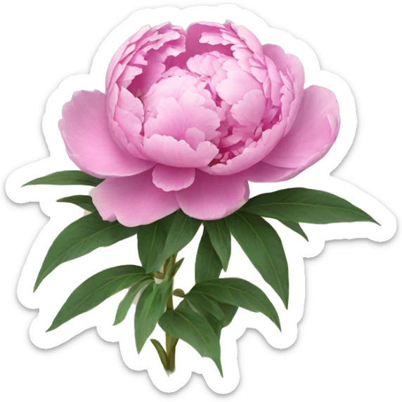 Peonies sticker