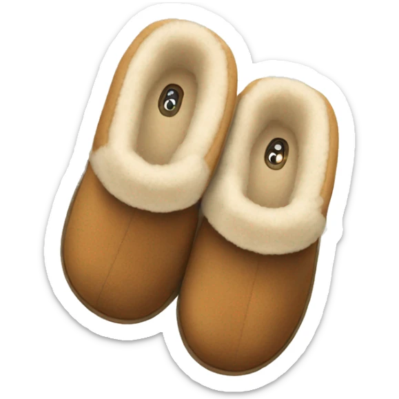 Ugg slippers sticker