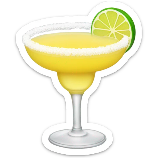 una margarita minimalista sticker