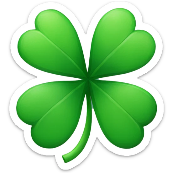 Clover sticker
