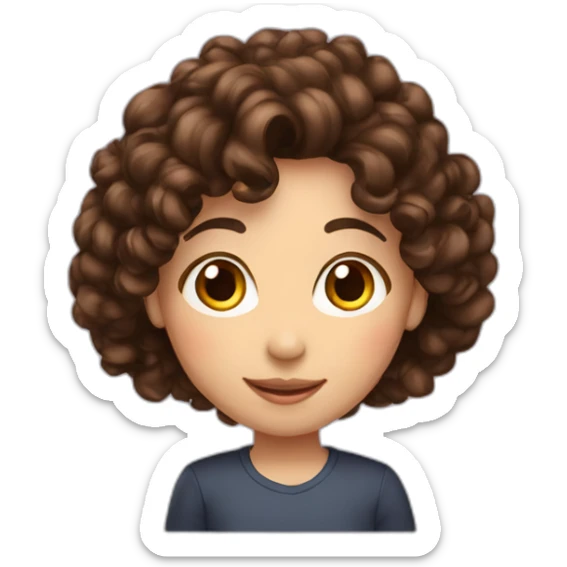 family-dark-straight-hair-mom-curly-brown-hair d sticker