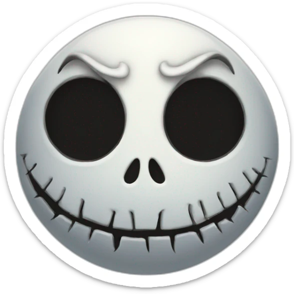Jack skellington sticker
