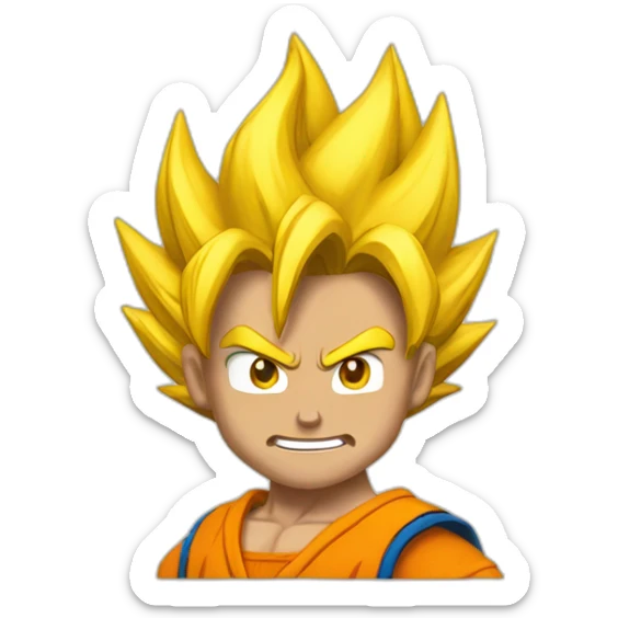 super saiyan sticker