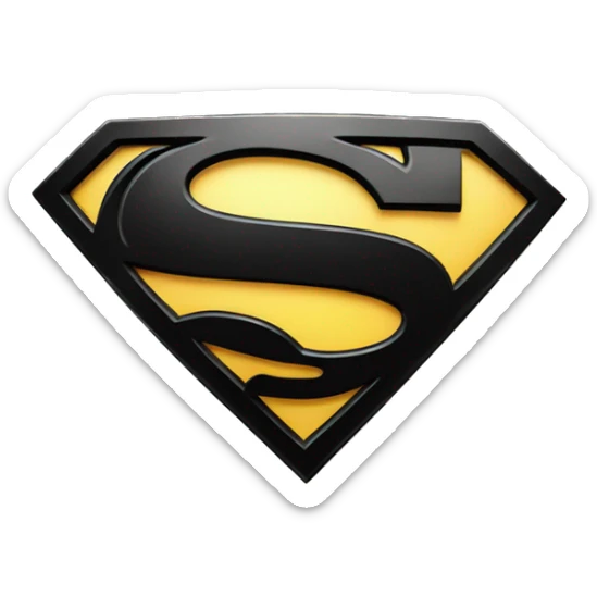 superman symbol sticker