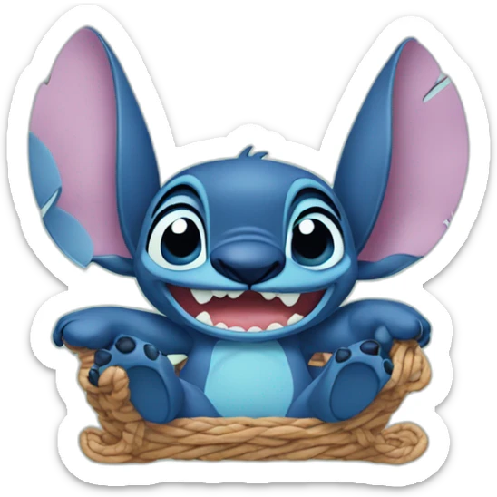 Stitch from lilo and stitch sticker