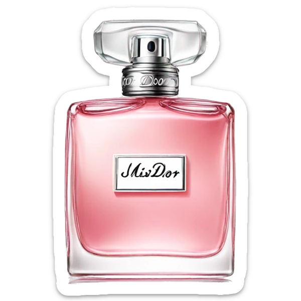 Miss dior perfume sticker