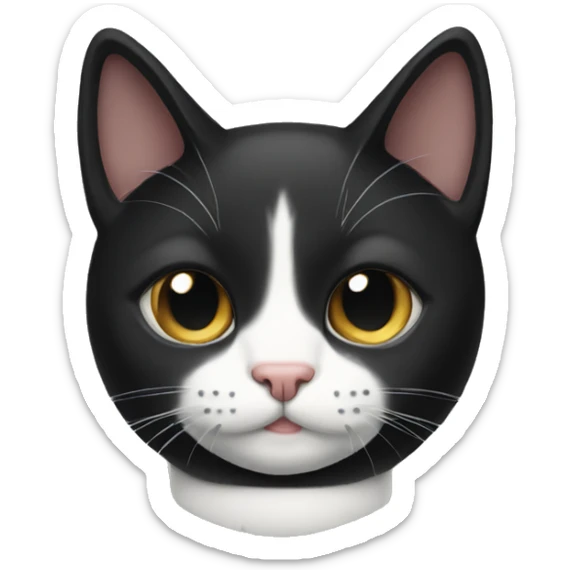 Tuxedo cat sticker