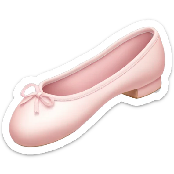 Pale pink ballet shoes sticker