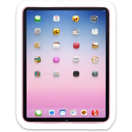 Light pink iPad sticker
