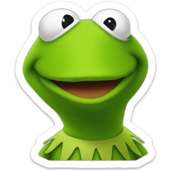 Kermit the Frog sticker