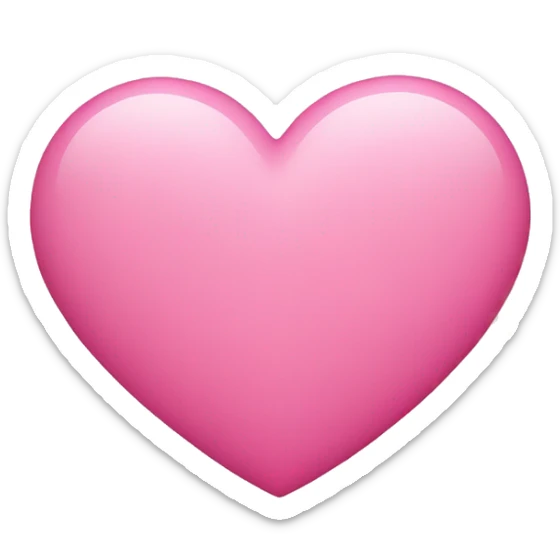 pink heart sticker