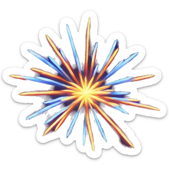 fireworks sticker
