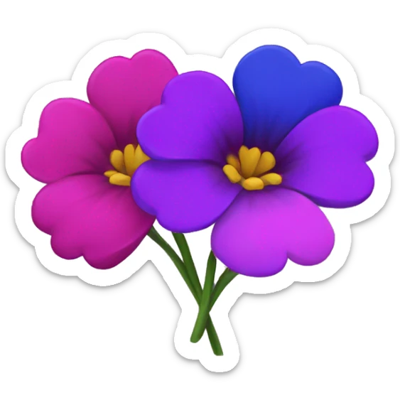 Bisexual flowers  sticker