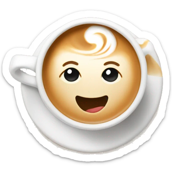 Latte sticker